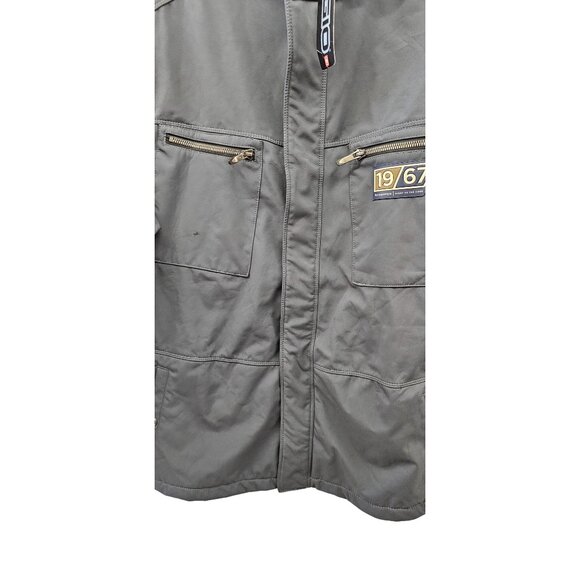 Ogio 1967 Logo on Front Men's Jacket Gray Size M Full-Zip Multiple Pockets. BNWT - Picture 2 of 15